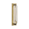 Lourde Outdoor LED Wall Sconce  option Heritage Brass