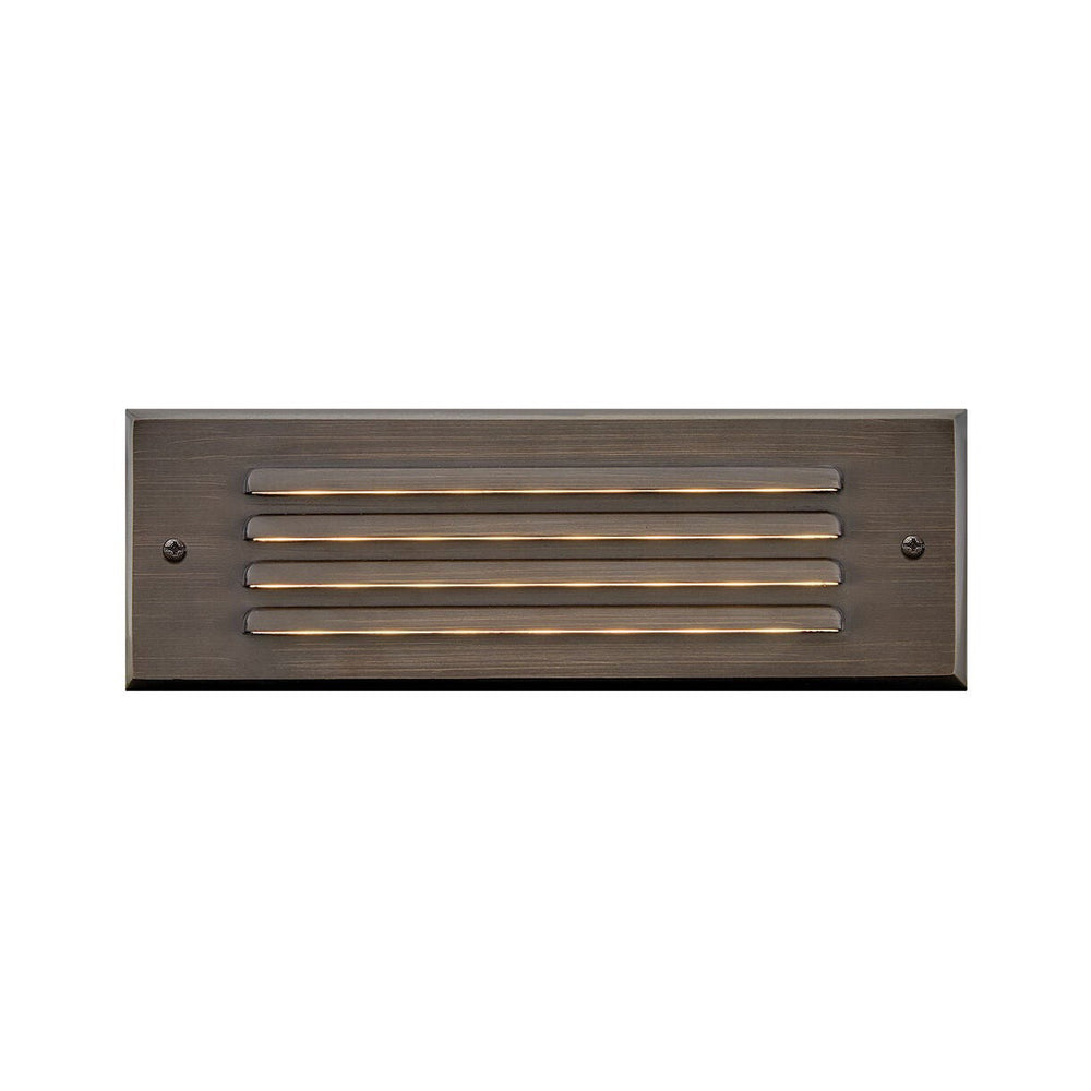 Louvered Brick Outdoor Step Light