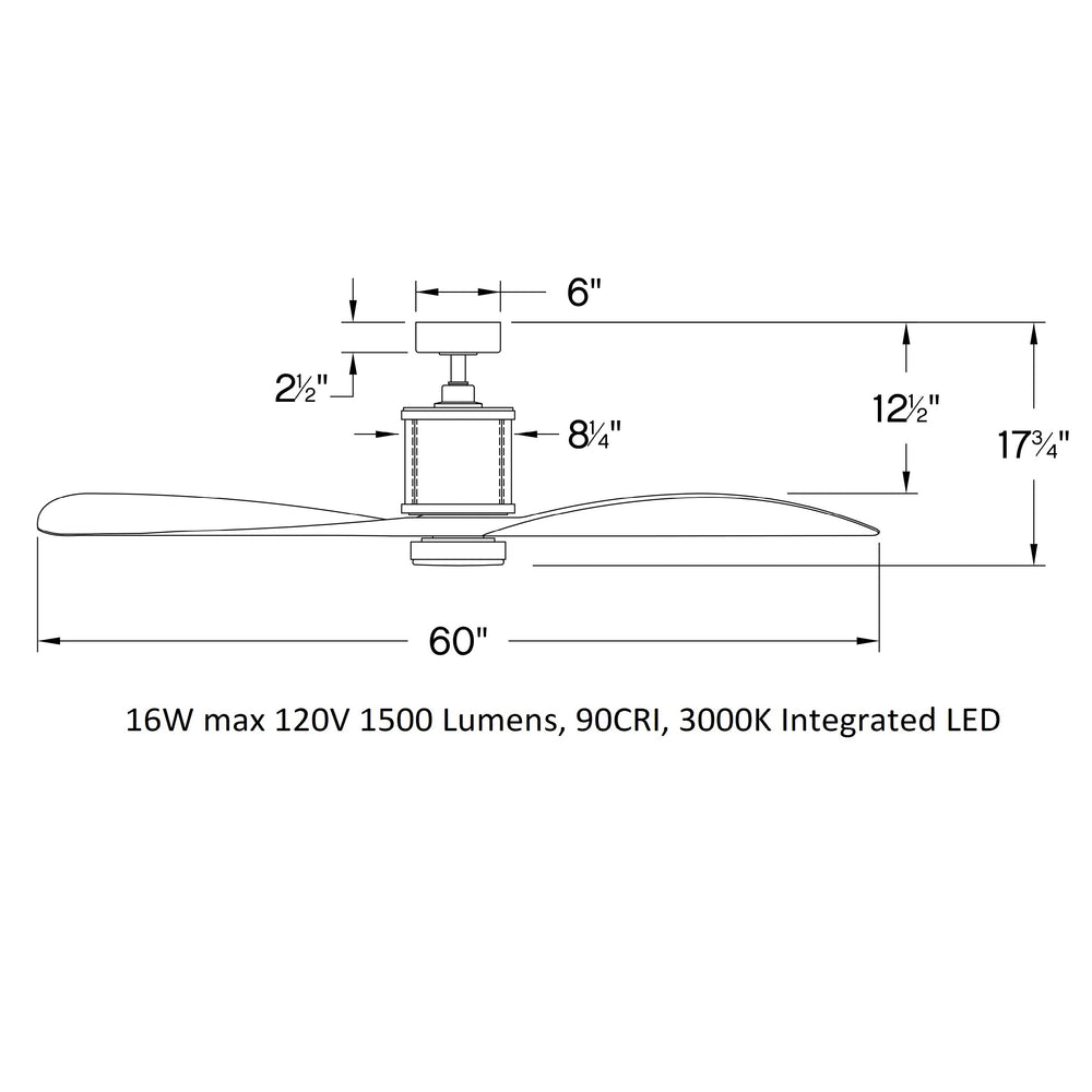 Merrick LED Ceiling Fan