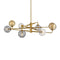 Oberon Chandelier  option Heritage Brass