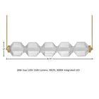Reign Linear Chandelier