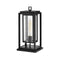 Republic Outdoor Pier Mount Lantern  option Black