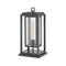 Republic Outdoor Pier Mount Lantern  option Oil Rubbed Bronze