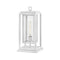 Republic Outdoor Pier Mount Lantern  option Textured White