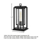 Republic Outdoor Pier Mount Lantern