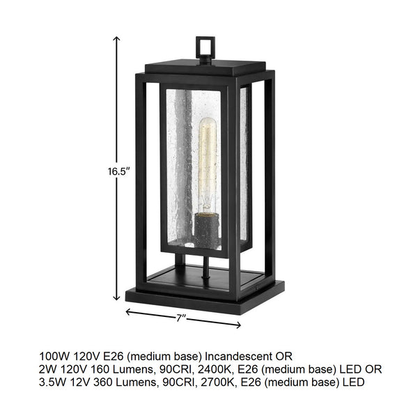 Republic Outdoor Pier Mount Lantern
