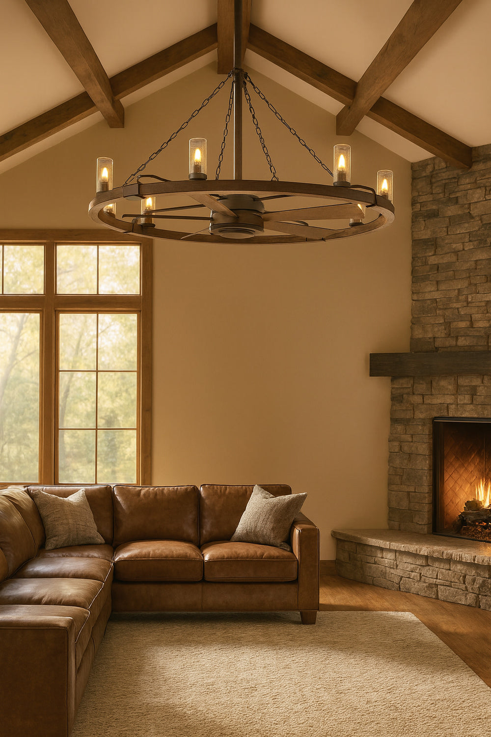 Sawyer LED Outdoor Ceiling Fan