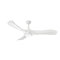 Swell Illuminated LED Ceiling Fan  option Matte White