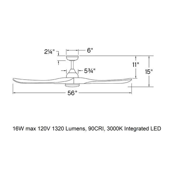Swell Illuminated LED Ceiling Fan