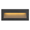 Taper Step Horizontal Outdoor Wall Sconce  option Matte Black Stainless