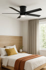 Vail Outdoor LED Flush Mount Ceiling Fan