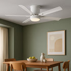 Vail Outdoor LED Flush Mount Ceiling Fan