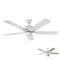 Metro Ceiling Fan  option Chalk White