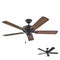 Metro Ceiling Fan  option Matte Black