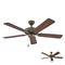 Metro Ceiling Fan  option Metallic Matte Bronze