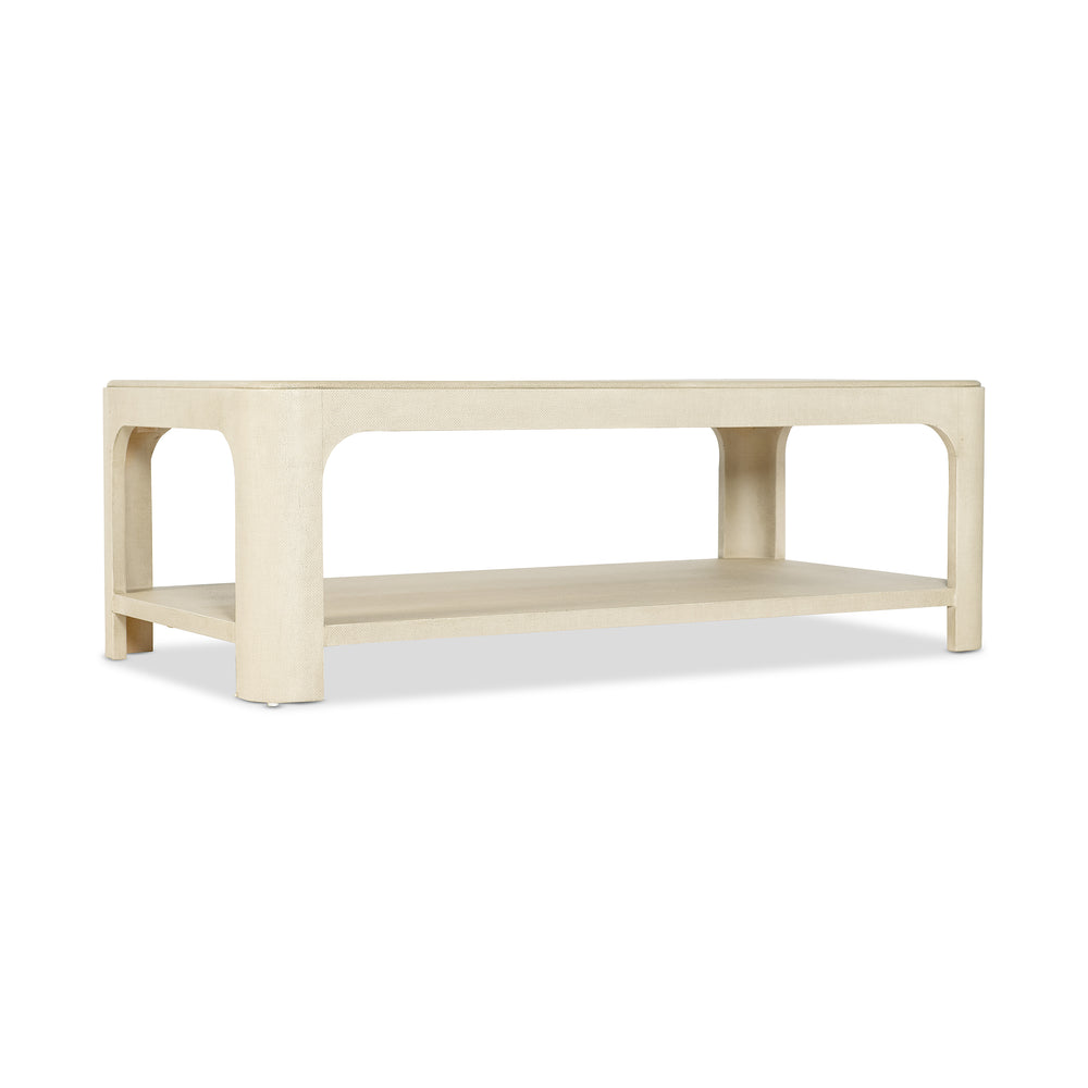 Archives Raffia Rectangle Cocktail Table
