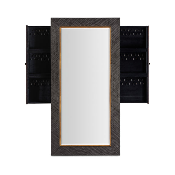 Big Sky Floor Mirror with Jewelry Storage
