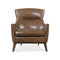 Camille Lounge Chair  option Hazelnut Brown Leather