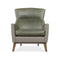 Camille Lounge Chair  option Siena Moss Leather / Potenza Graphite