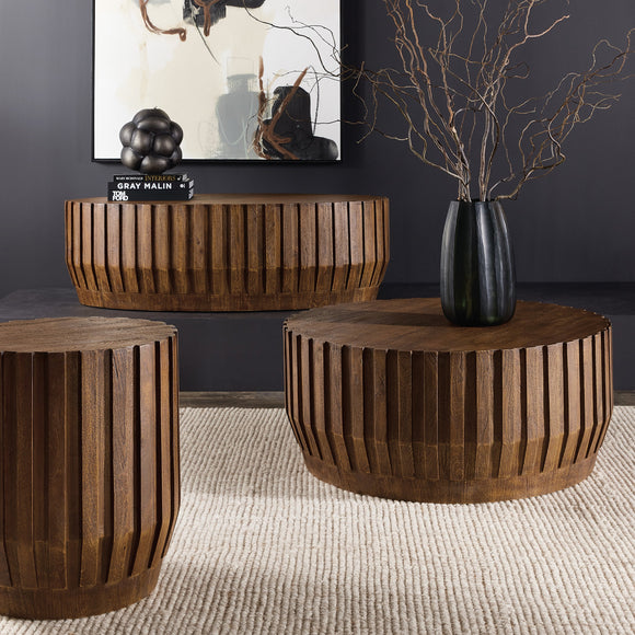 Commerce and Market Gears Round Coffee Table