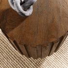 Commerce and Market Gears Round Side Table