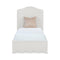 Commerce and Market Liv Twin Upholstered Bed  option Beige