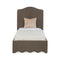 Commerce and Market Liv Twin Upholstered Bed  option Brown