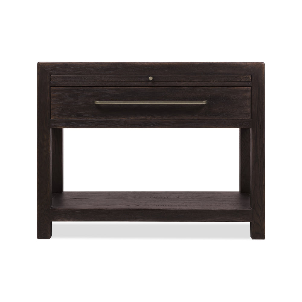 Driftwood Nightstand with Stone