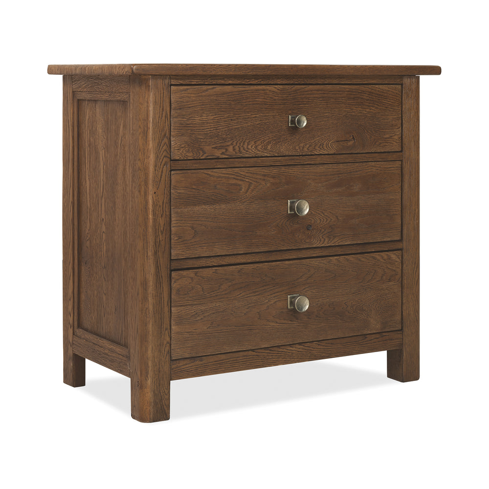 Driftwood 3-Drawer Nightstand