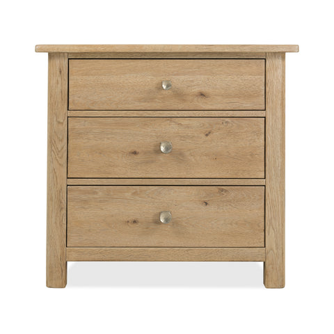 Driftwood 3-Drawer Nightstand