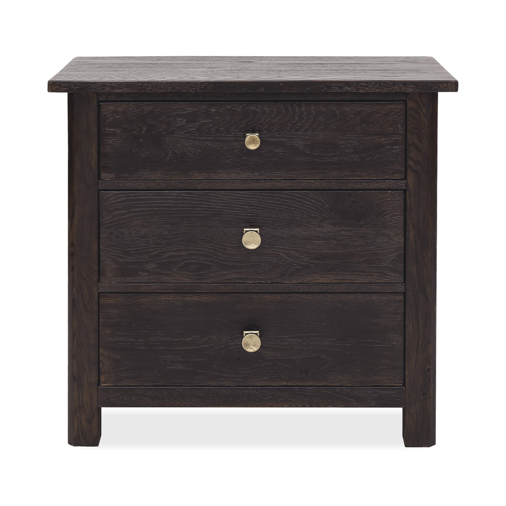 Driftwood 3-Drawer Nightstand