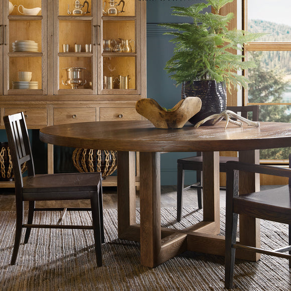 Driftwood Round Dining Table