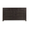 Driftwood 9-Drawer Dresser  option Burnt Timber