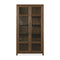 Driftwood Display Cabinet  option Worn Saddle