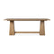 Driftwood Flip-Top Console Table  option Buckboard