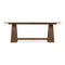 Driftwood Flip-Top Console Table  option Worn Saddle