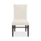 Driftwood Fully Upholstered Side Chair  option Burnt Timber
