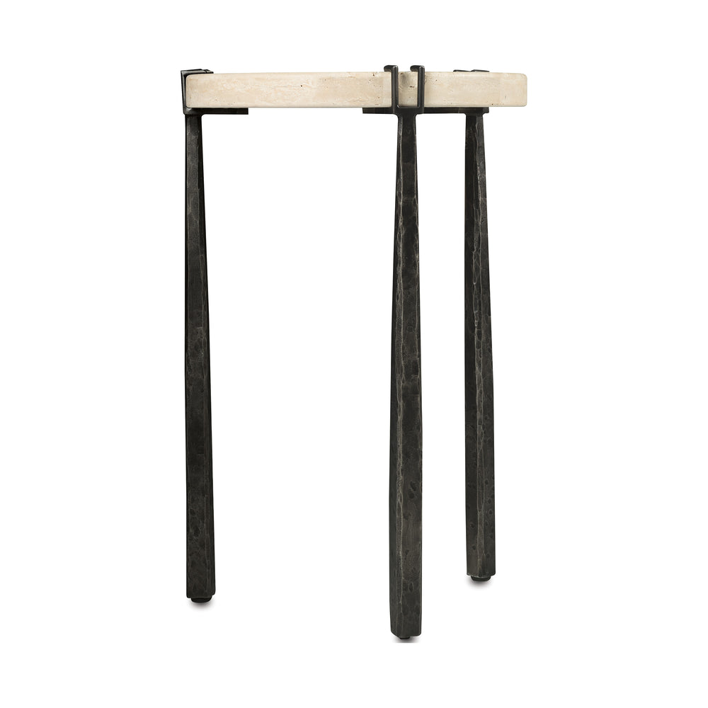 Driftwood Metal Spot Table