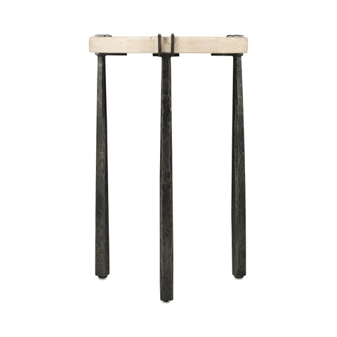 Driftwood Metal Spot Table