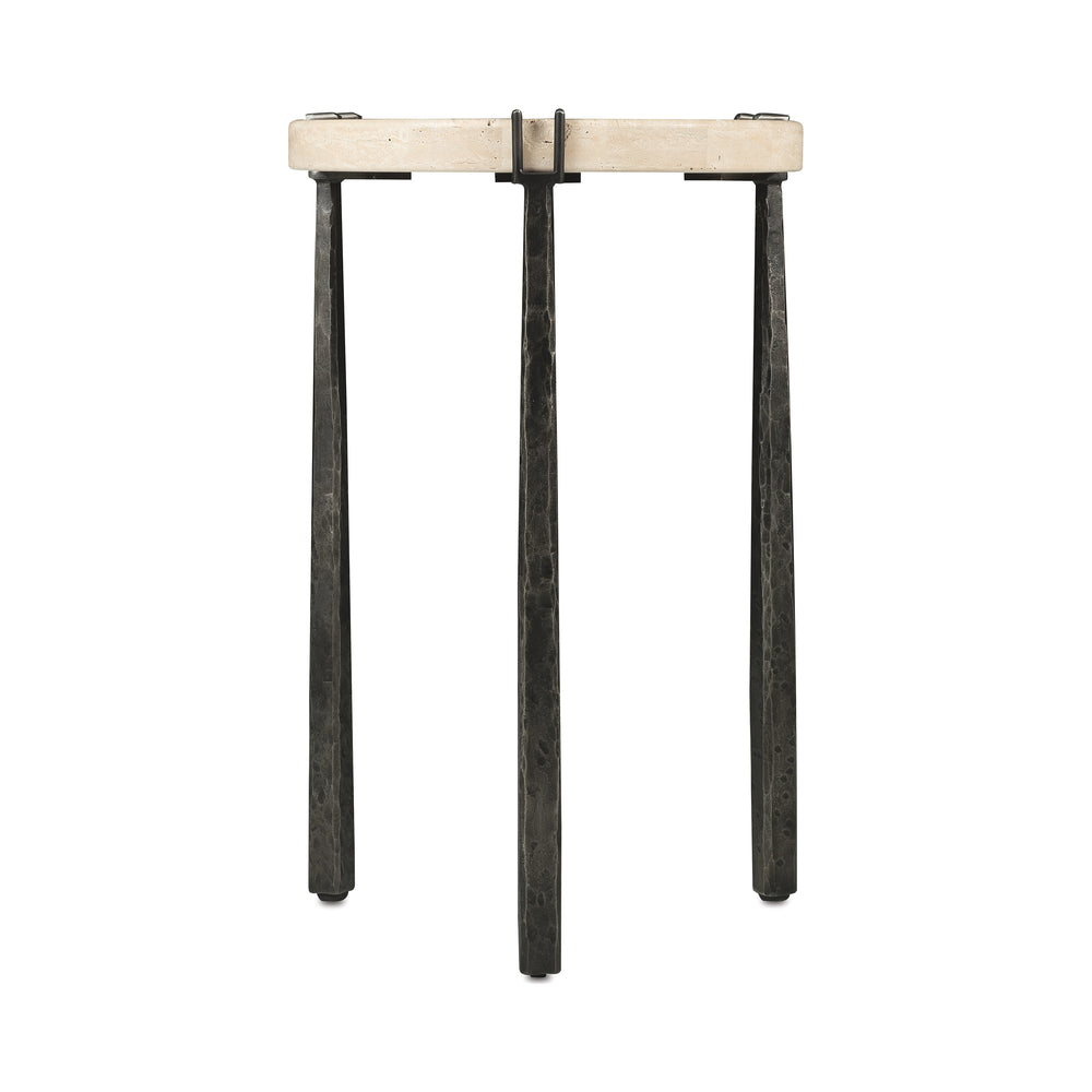 Driftwood Metal Spot Table