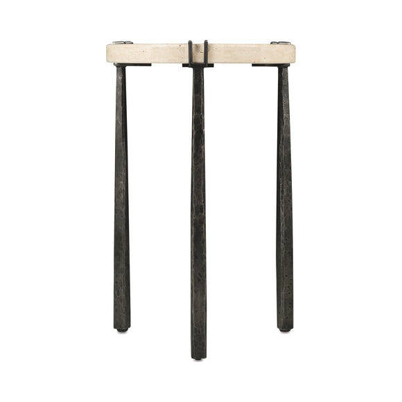 Driftwood Metal Spot Table