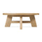 Driftwood Wood Round Cocktail Table  option Buckboard