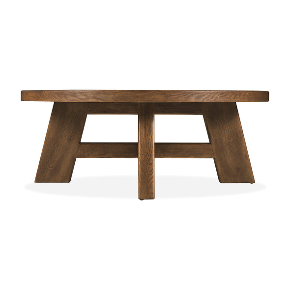 Driftwood Wood Round Cocktail Table