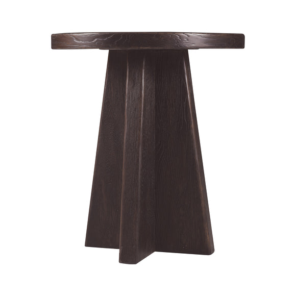 Driftwood Round End Table