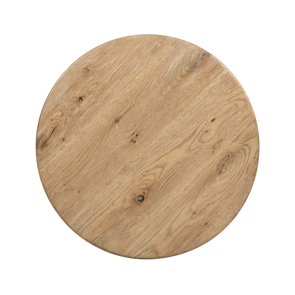 Driftwood Round End Table