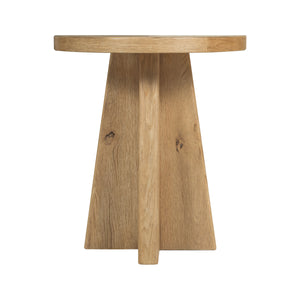 Driftwood Round End Table