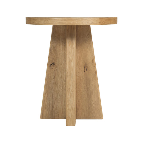 Driftwood Round End Table