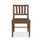 Driftwood Splatback Side Chair  option Worn Saddle