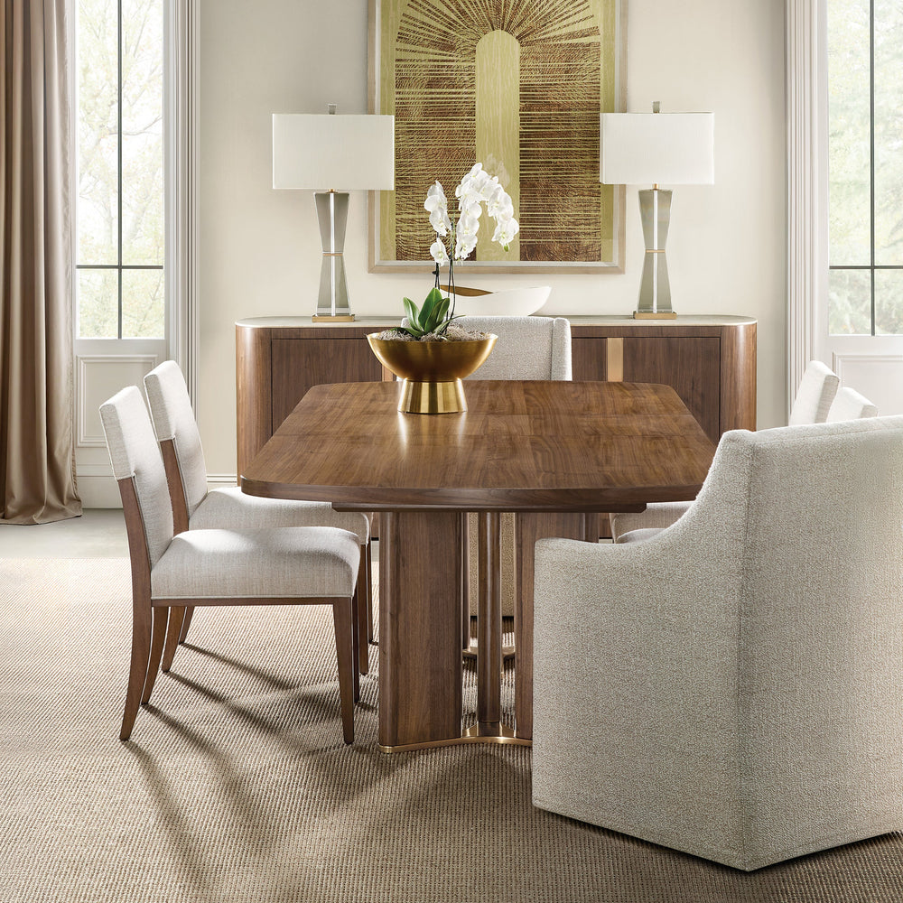 Eleana Castered Dining Armchair