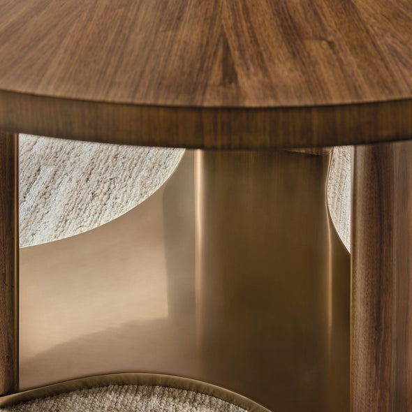 Eleana Wood Round Dining Table